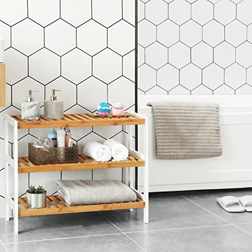 Pricenet Scarpiera ecologica in bambù - Stoccaggio a 3 livelli  