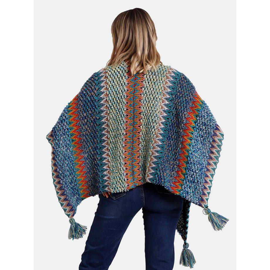 Admas Azteca Offener Poncho  