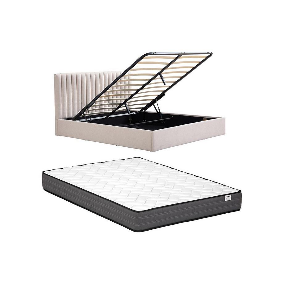 Bett mit Bettkasten SARANELI