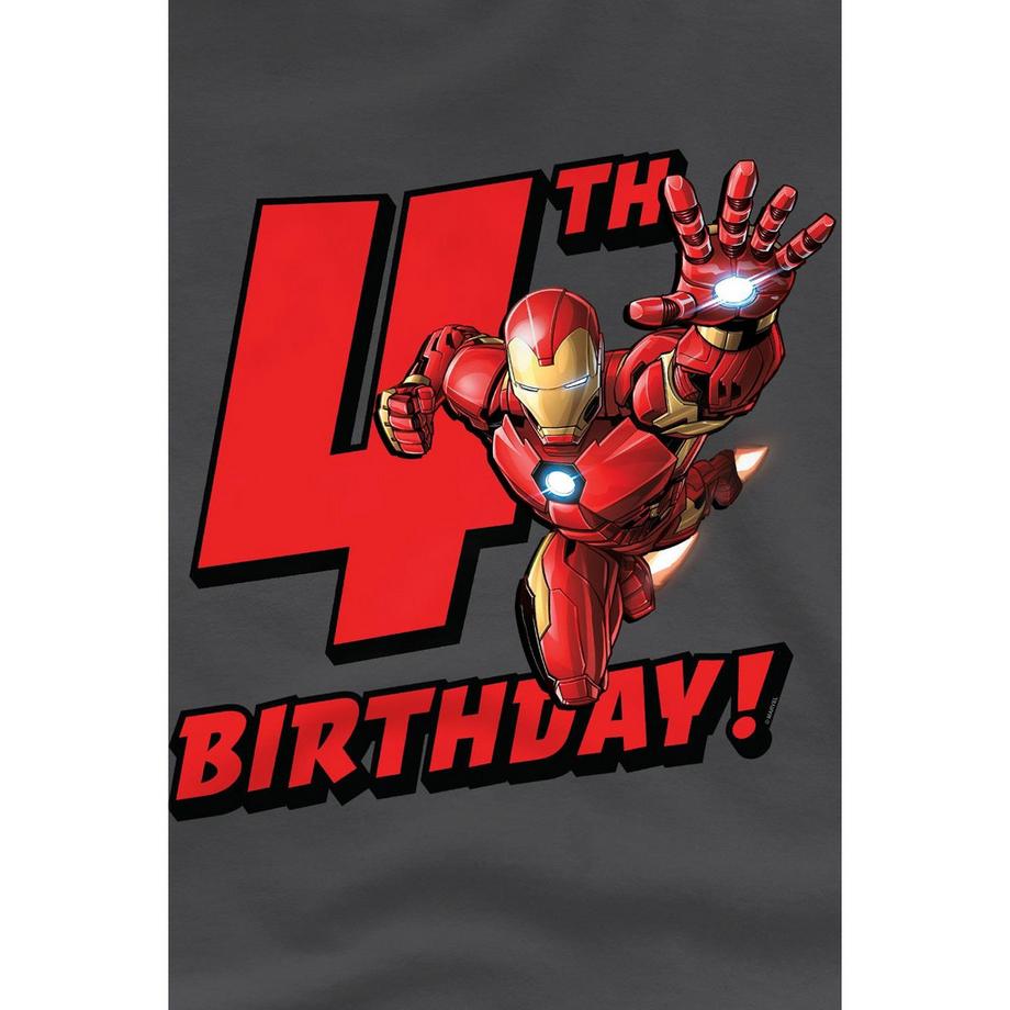 Iron Man  Tshirt 4ème anniversaire Enfant 