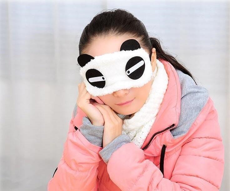 eStore  Sneaky Panda, masque de sommeil moelleux pour les voyages et la détente 