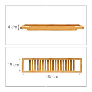 B2X Badewannenablage aus Bambus  