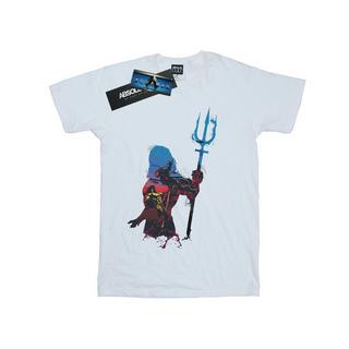 DC COMICS  Aquaman Battle Silhouette TShirt 