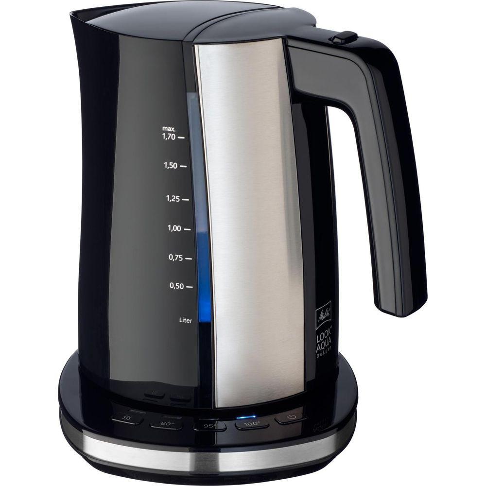 Melitta Melitta 6766976 bollitore elettrico 1,7 L 2400 W Nero, Acciaio inox  