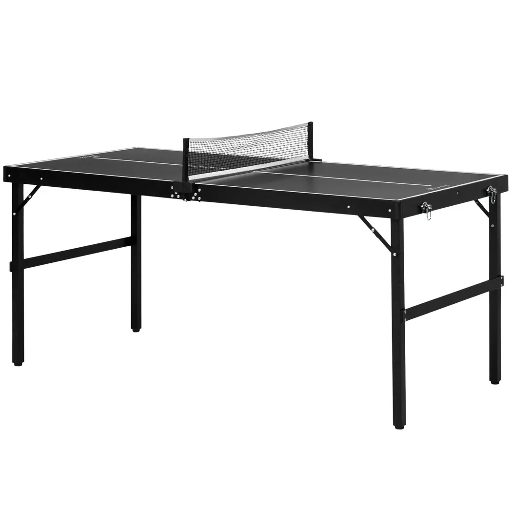 Northio - Mini-Klapp-Tischtennis-Set mit Netz für Indoor-Spiele