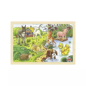 Puzzle Tierkinder auf dem Bauernhof (24Teile)