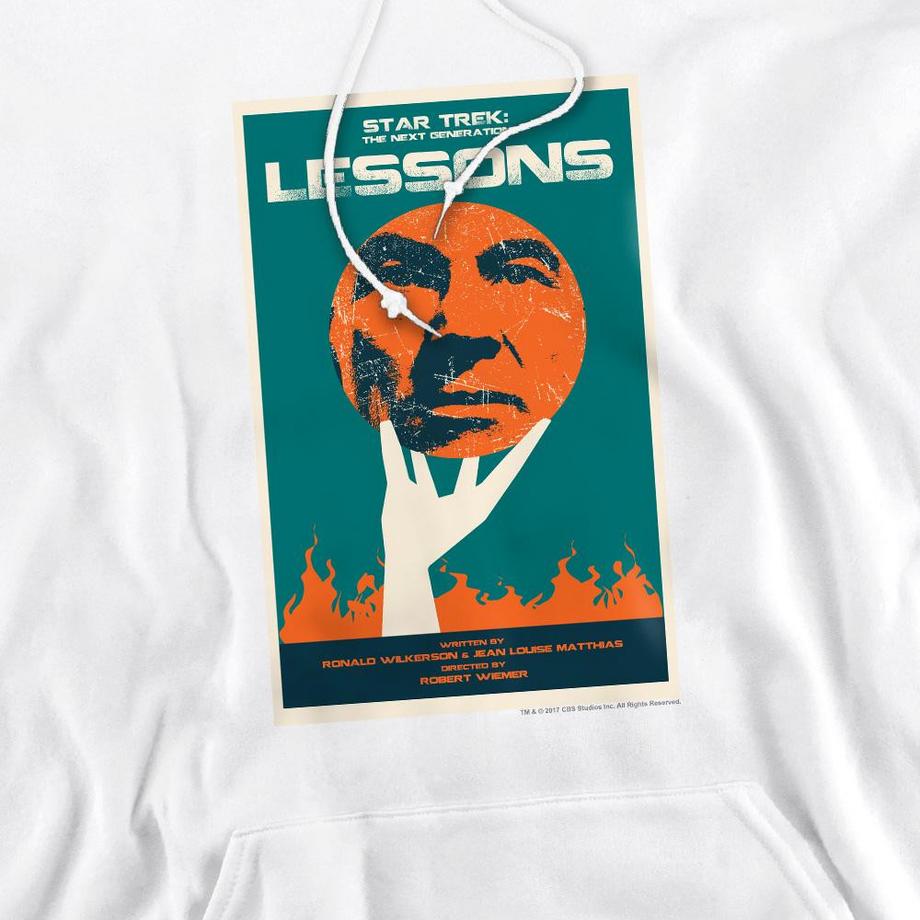 Star Trek The Next Generation Season 6 Episode 19 Felpa con cappuccio  