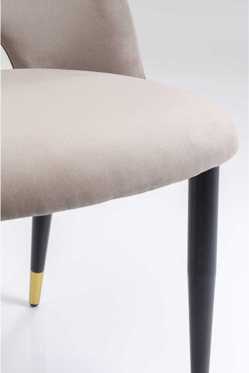 KARE Design Stuhl Iris Velvet Taupe (2-Set)  