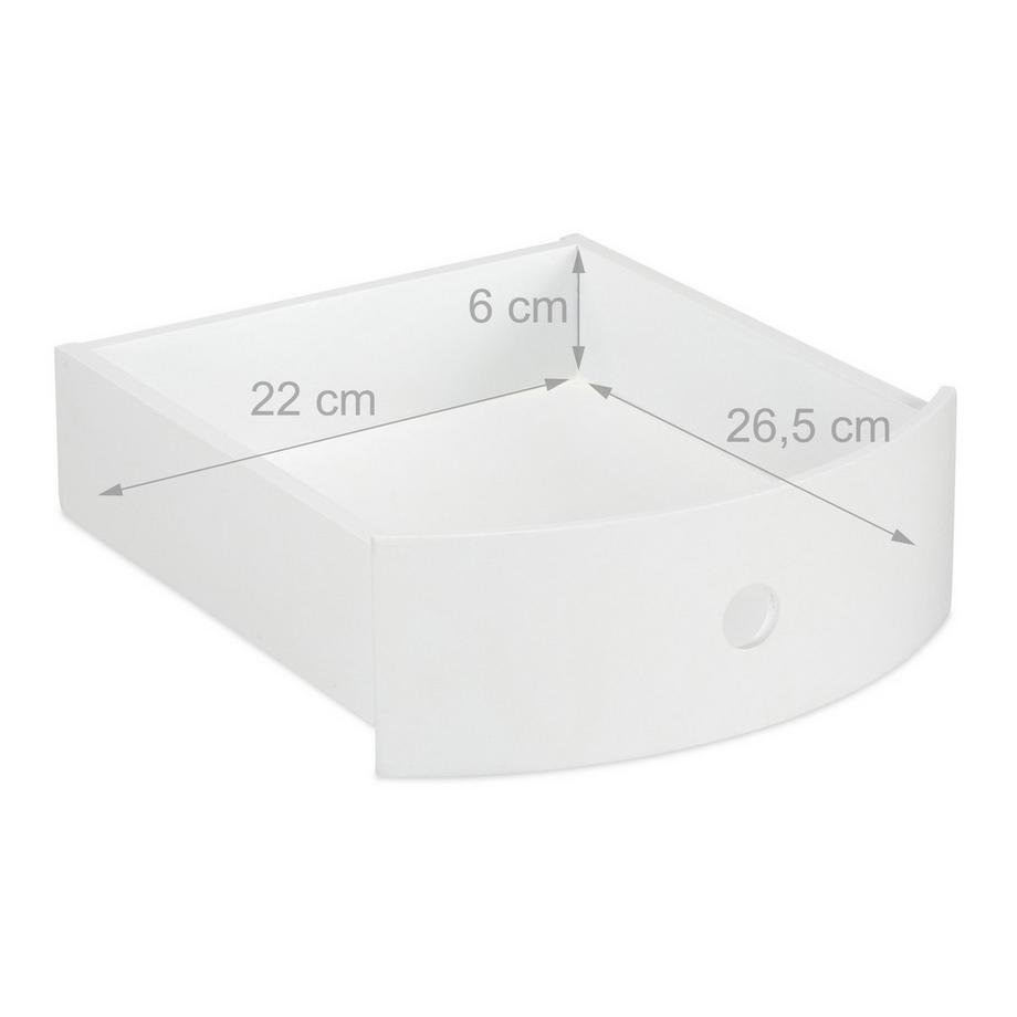 B2X Tavolino bianco con cassetto  