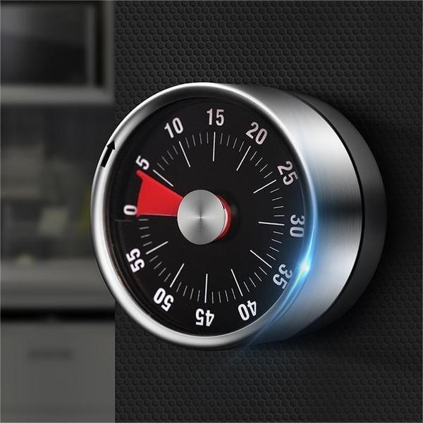 Northio Timer da cucina meccanico con magnete - nero  