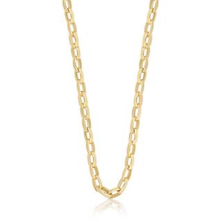 MUAU Schmuck  Collier Anker Gelbgold 750, 6x8.5mm, 45cm 