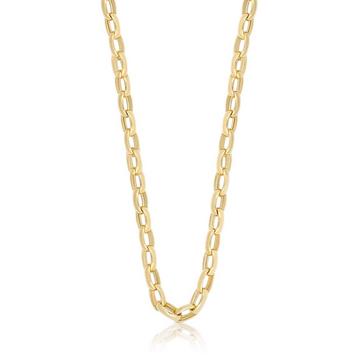 Collier Anker Gelbgold 750, 6x8.5mm, 45cm