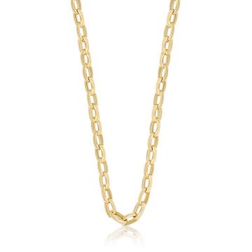 Collier Anker Gelbgold 750, 6x8.5mm, 45cm