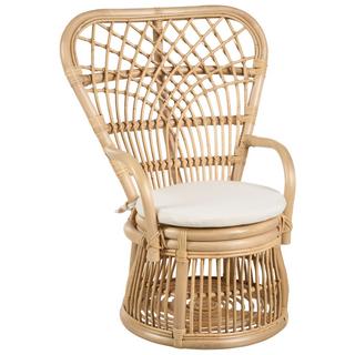 Beliani Kindersessel aus Rattan Boho TEMENI  