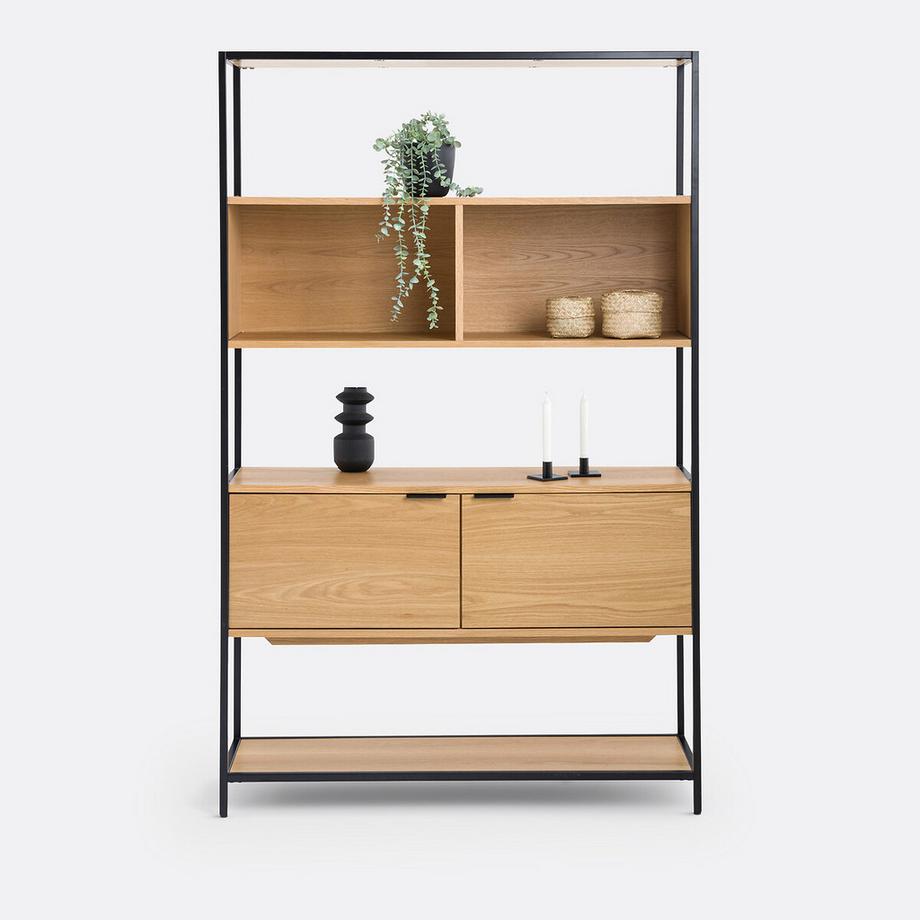 La Redoute Intérieurs Étagère modulable 2 niches 2 portes  