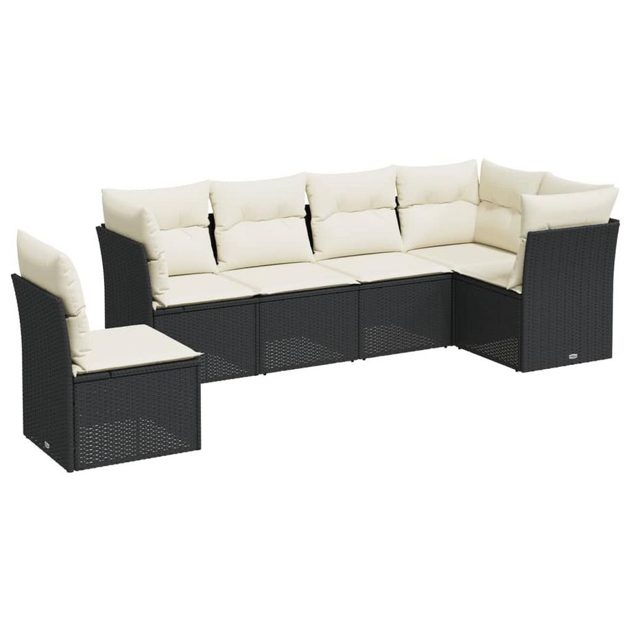 set divano da giardino Polirattan