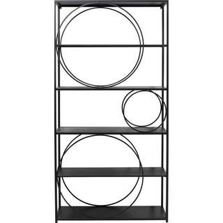 KARE Design Etagère Circle noir 100x200  