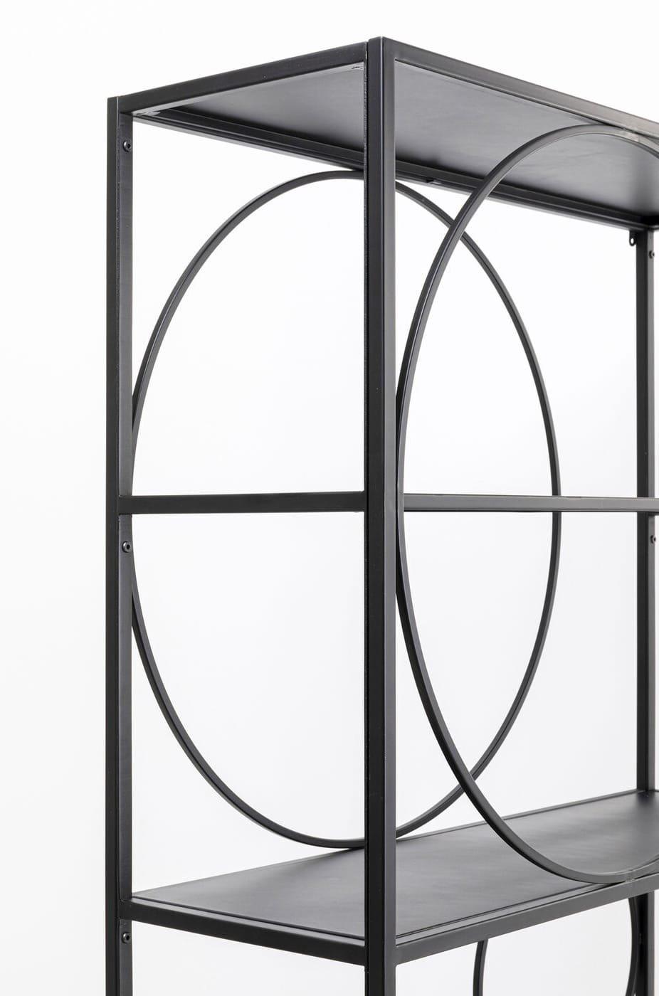 KARE Design Etagère Circle noir 100x200  