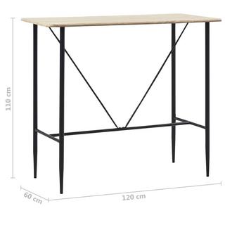 VidaXL Table de bar mdf  