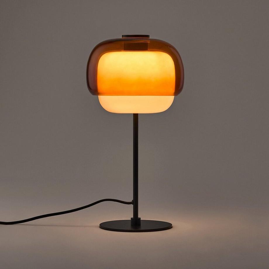 La Redoute Intérieurs Lampe à poser en verre coloré  