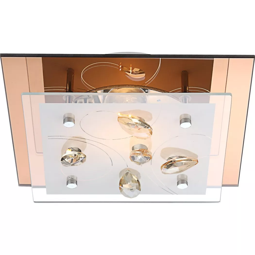 mutoni – Deckenleuchte Ayana 24×24, One Size, Gelb