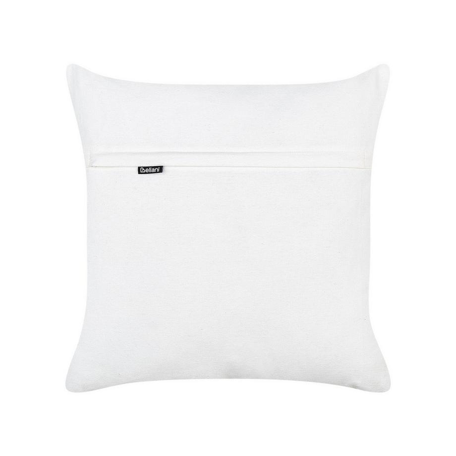 Beliani Lot de 2 coussins décoratifs en Coton Moderne WALLFLOWER  