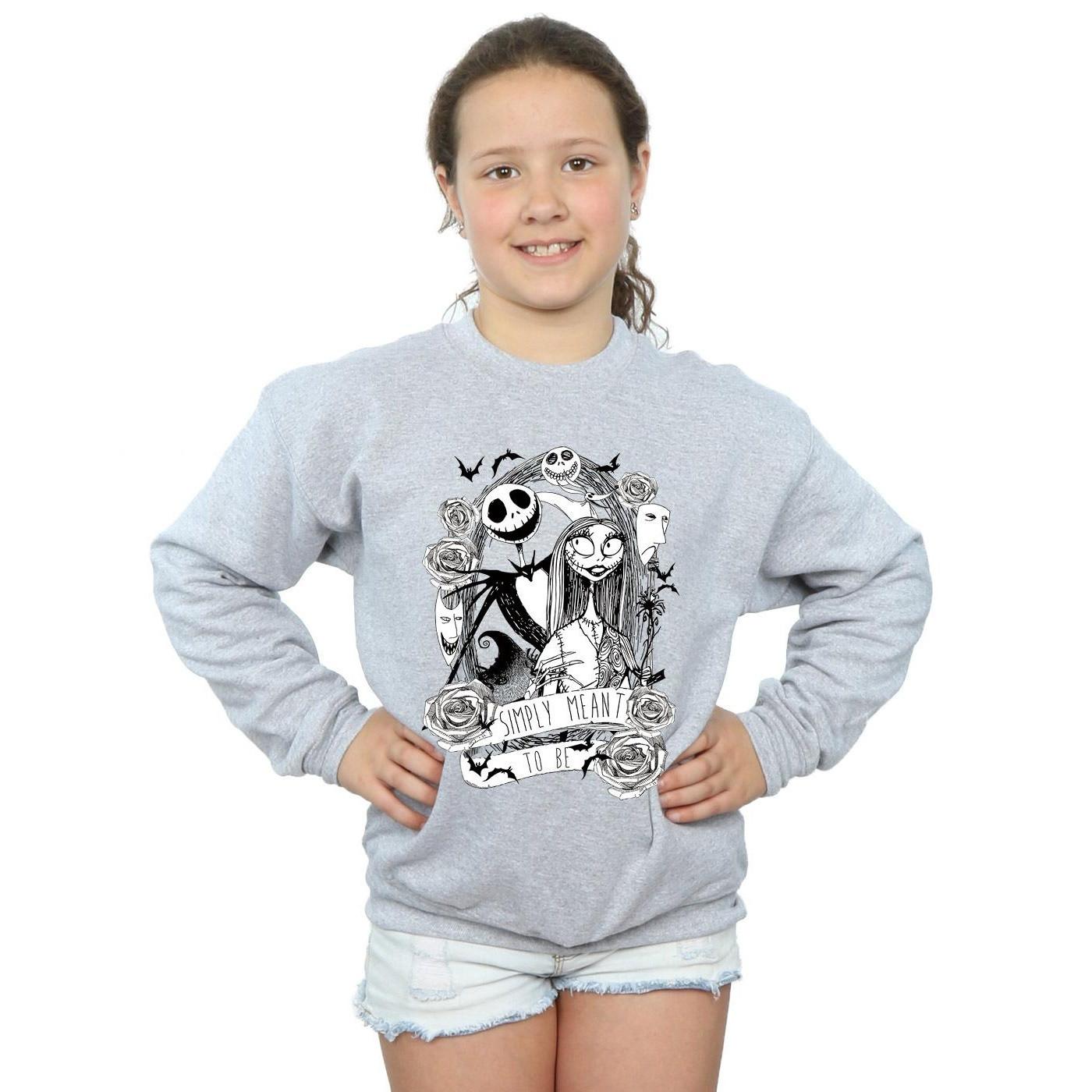 Disney  Nightmare Before Christmas Simply Meant To Be Sweatshirt 