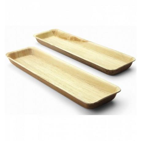 Sier Schale Palm (9 x 2.5 x 33 cm, 10 Stück)  