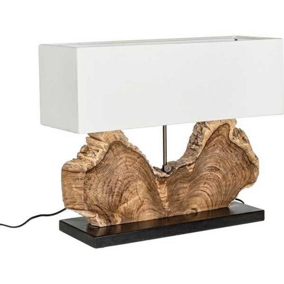 mutoni Lampada da tavolo Naga bianca  