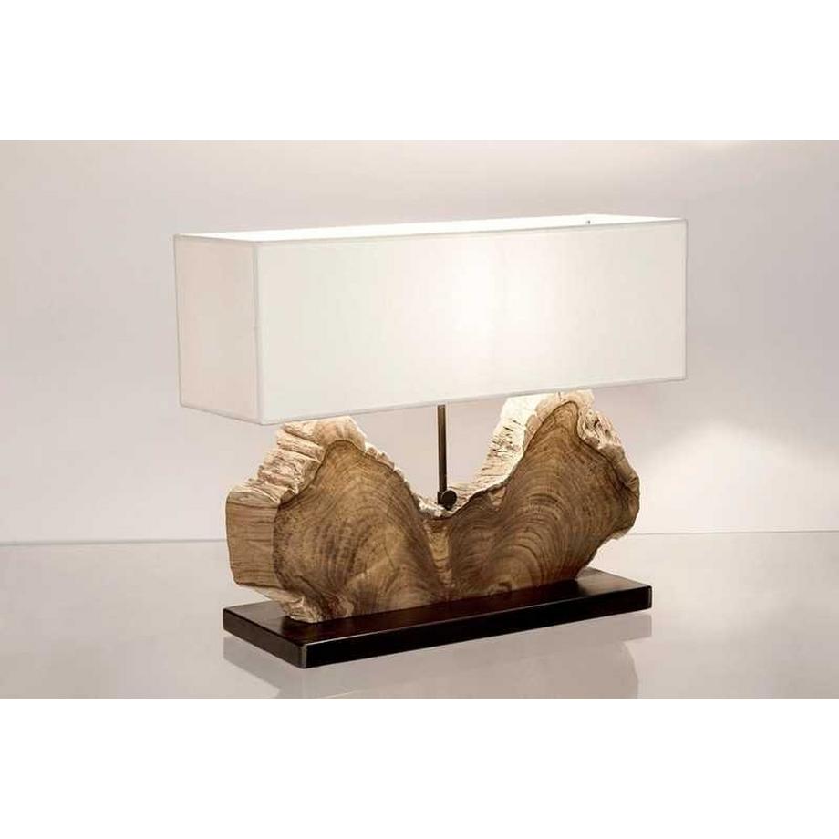 mutoni Lampada da tavolo Naga bianca  