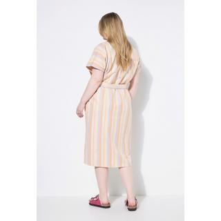 Studio Untold Abito Chemisier Midi a Righe  