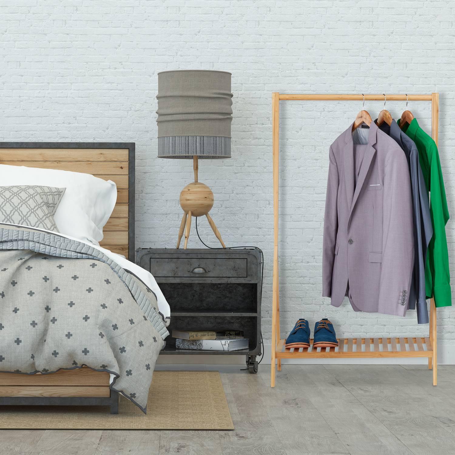 B2X Kleiderbügel Bambus 67 cm  