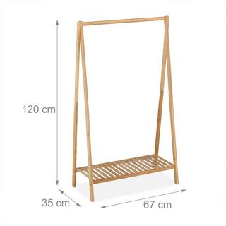 B2X Kleiderbügel Bambus 67 cm  