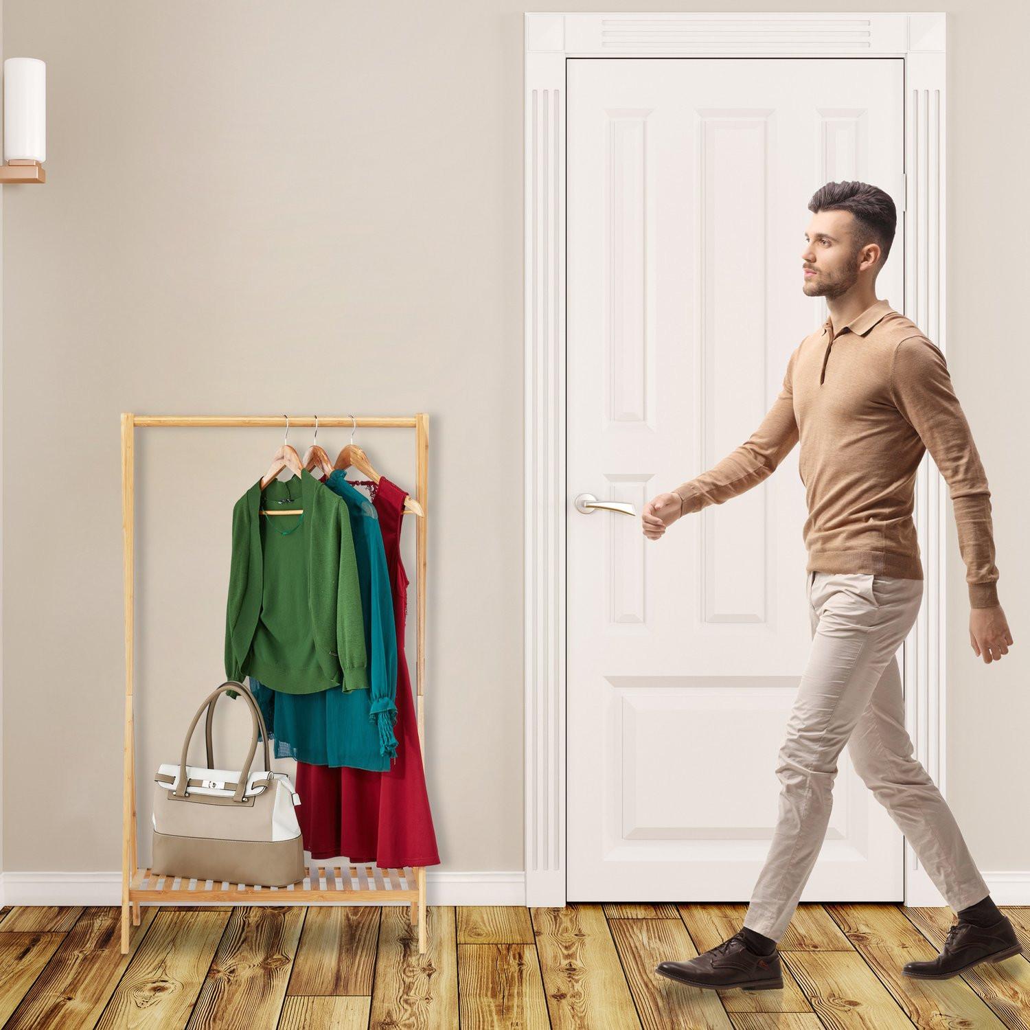 B2X Kleiderbügel Bambus 67 cm  