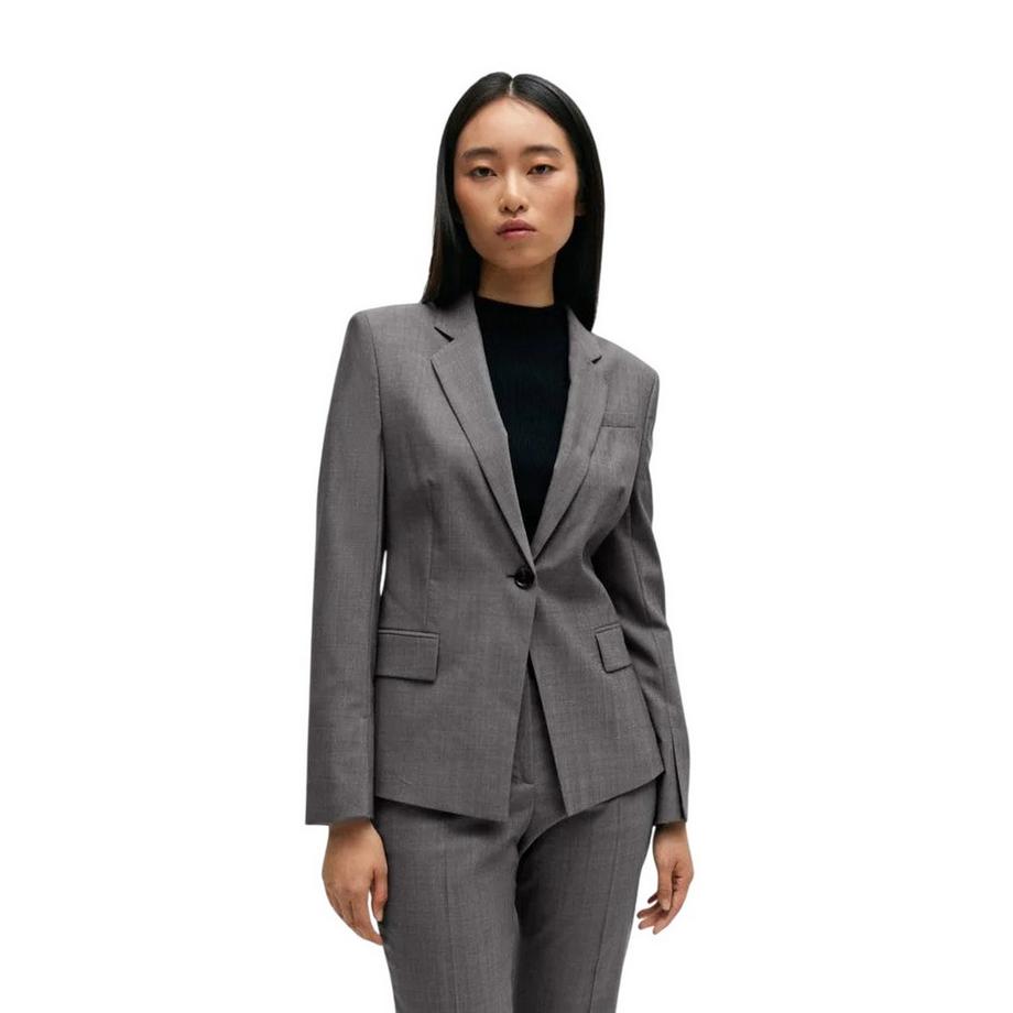BOSS Blazer a un bottone con risvolto a tacca  