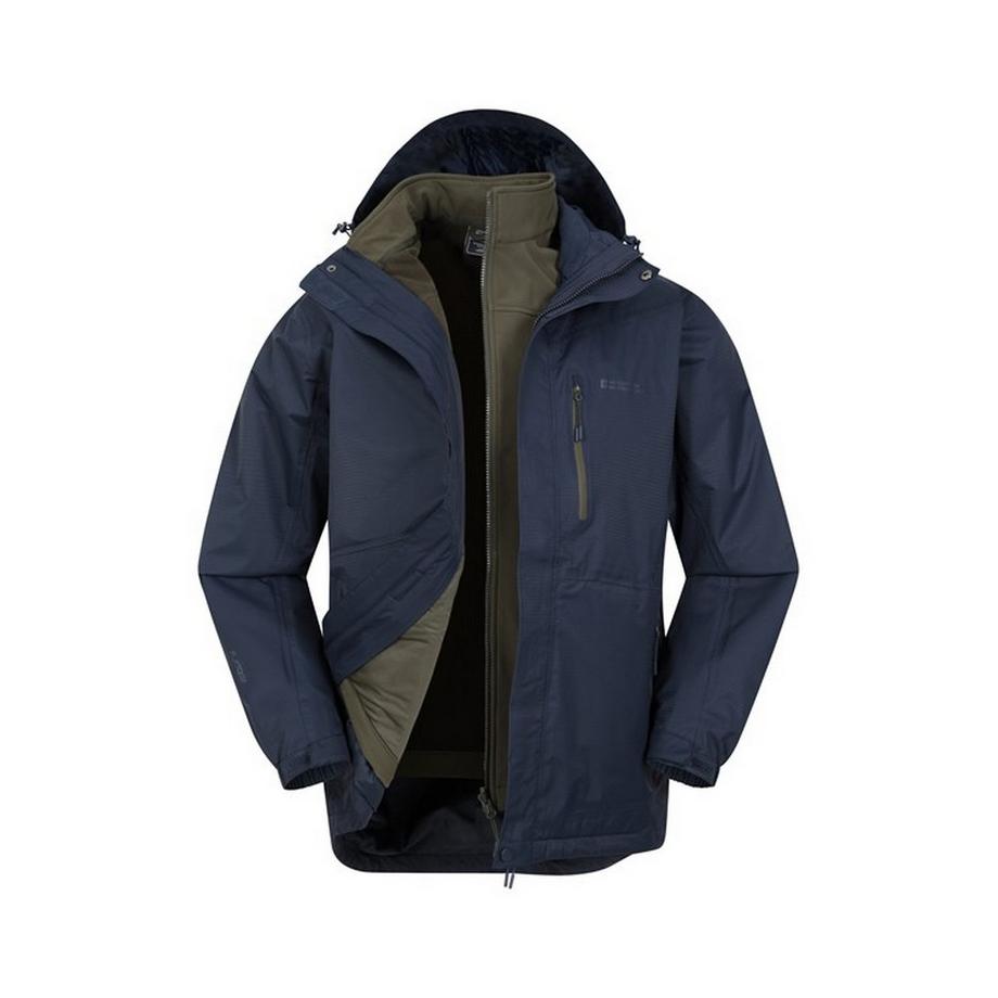 Mountain Warehouse Bracken Extreme Giacca Impermeabile 3-in-1  