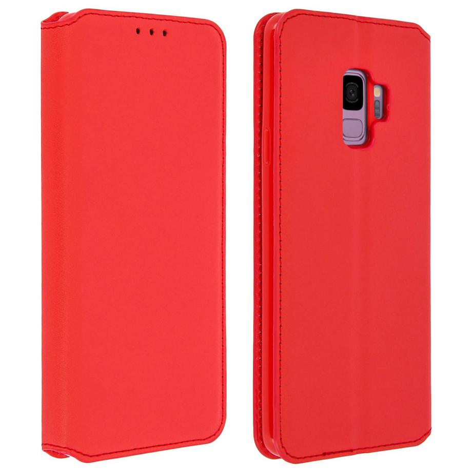Avizar  Étui Classic édition Galaxy S9 - Rouge 