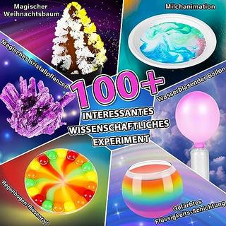 Activity-board  Kit de plus de 100 expériences scientifiques pour enfants , activités scientifiques, jouets, ensemble de chimie, culture de cristaux 