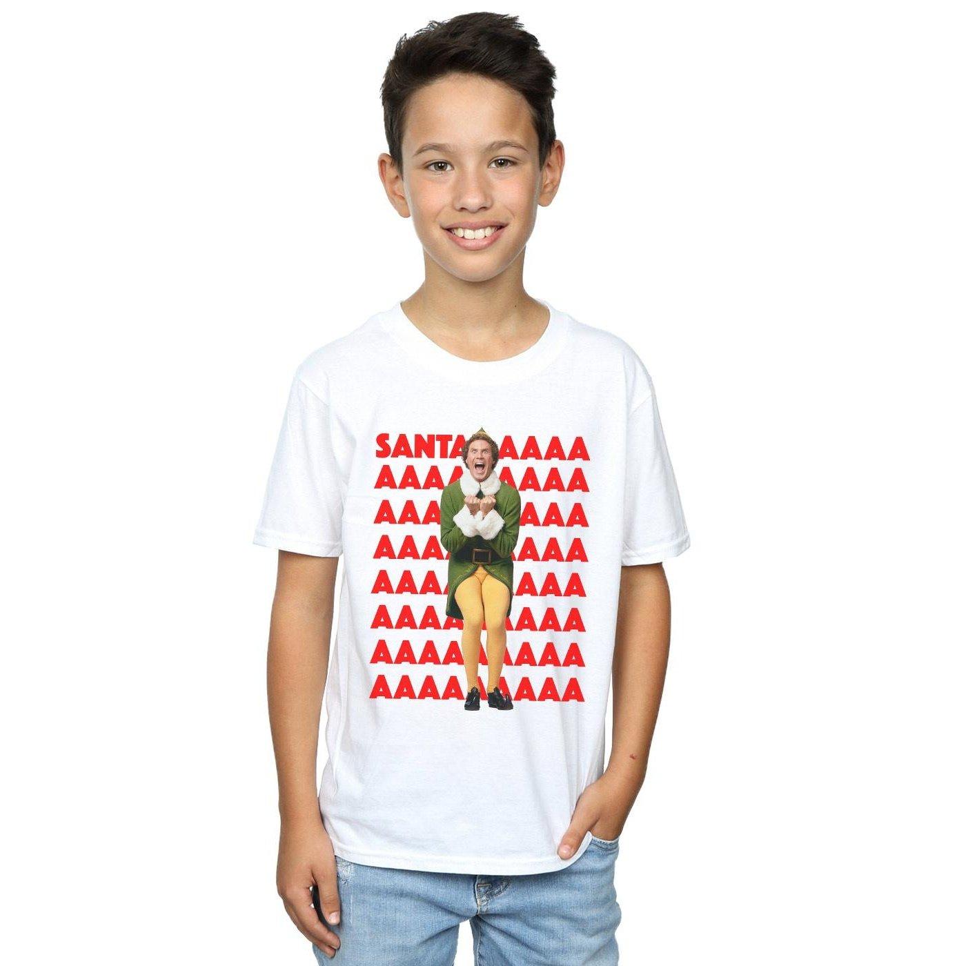 Elf  Buddy Santa Scream TShirt 