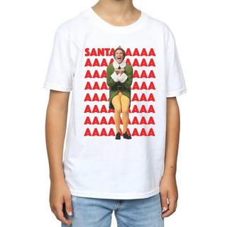 Elf  Buddy Santa Scream TShirt 