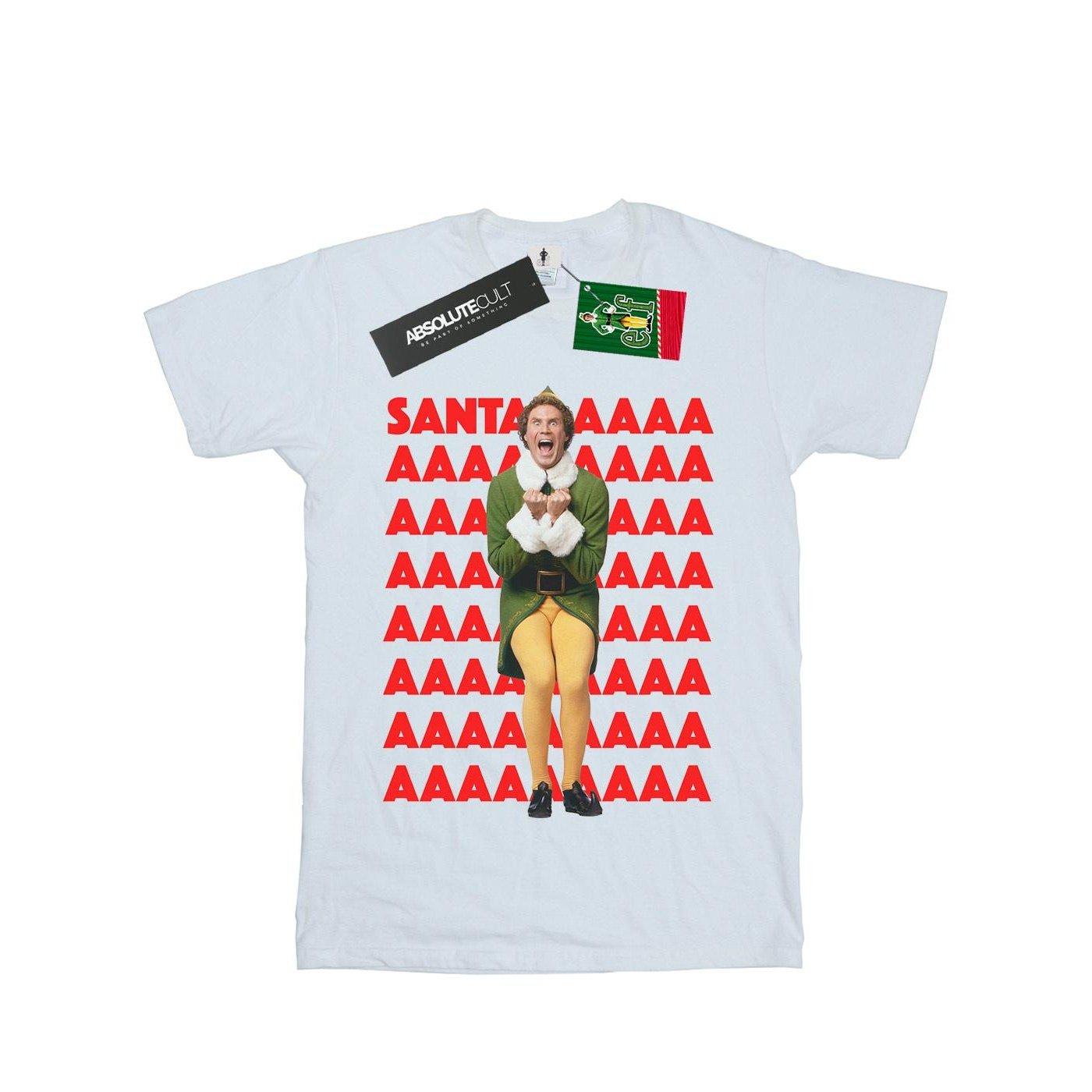 Elf  Buddy Santa Scream TShirt 