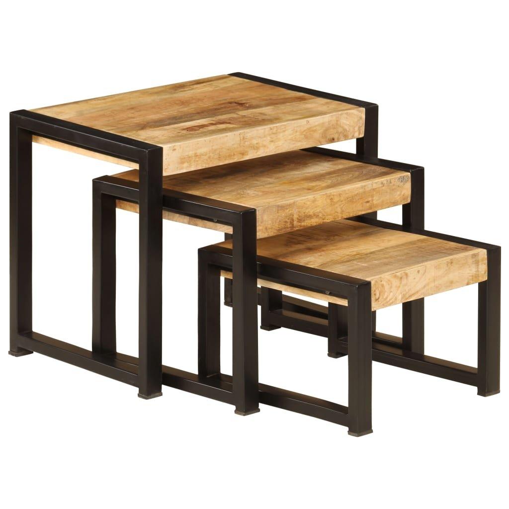 VidaXL Table latérale bois  