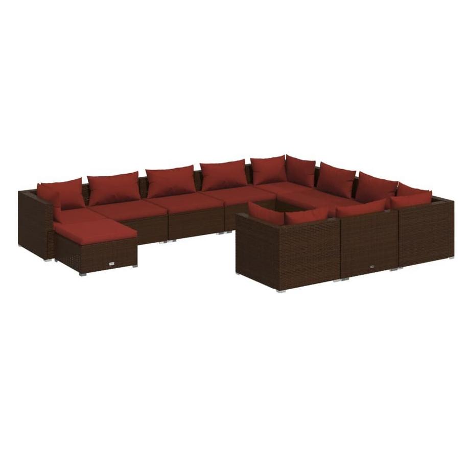 Garten-lounge-set poly-rattan
