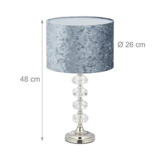 B2X Lampe de table avec abat-jour en velours  