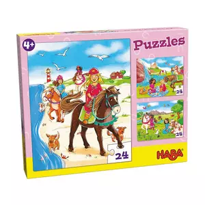 Puzzle Pferdefreundinnen (3x24)