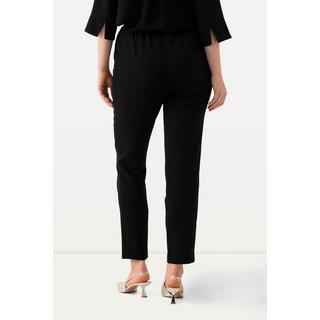 Ulla Popken  Pantalon ajusté en acétate haut de gamme, taille confortable 