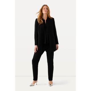 Ulla Popken  Pantalon ajusté en acétate haut de gamme, taille confortable 