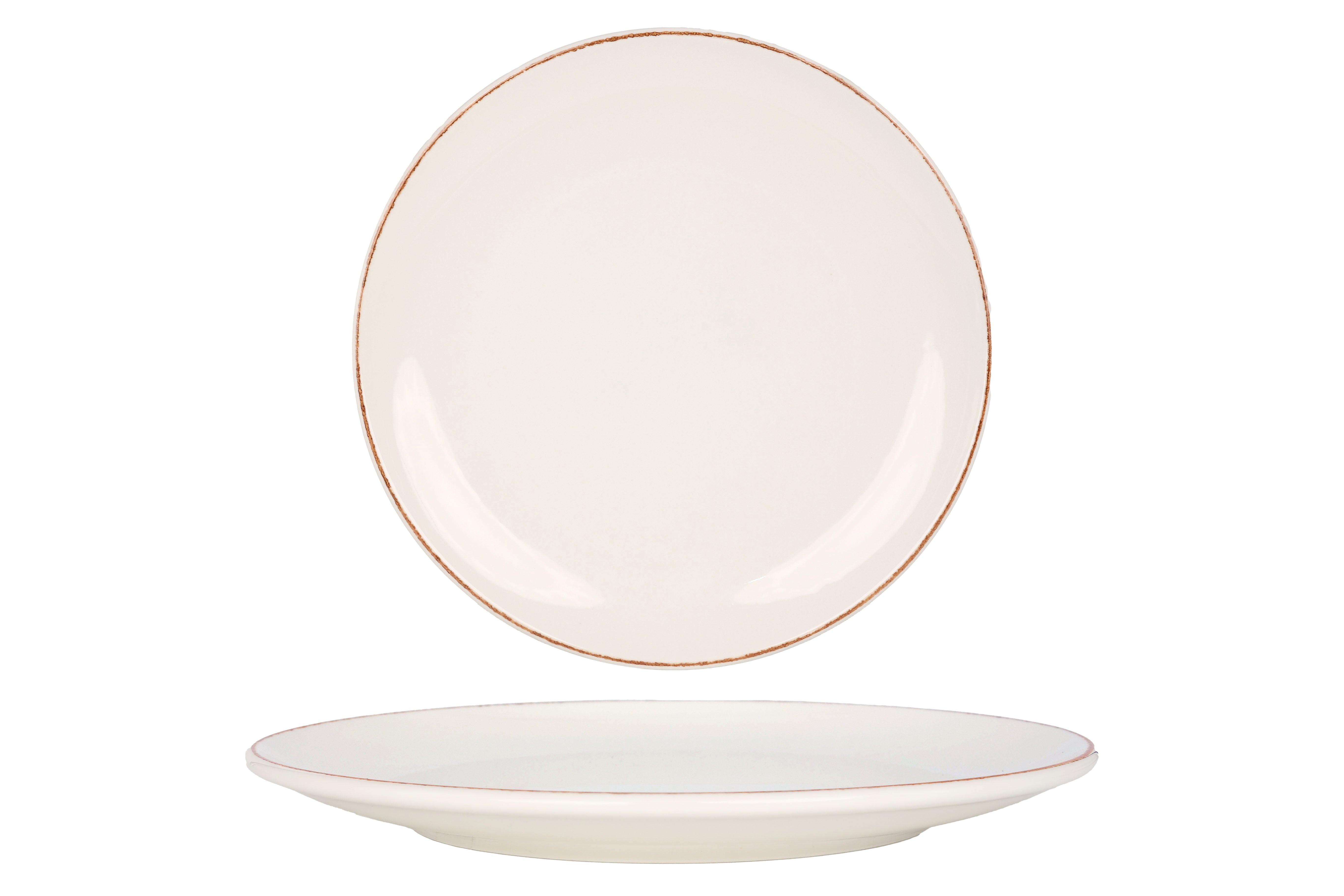 Bonna  Assiette à dîner - Retro -  Porcelaine - lot de 6 