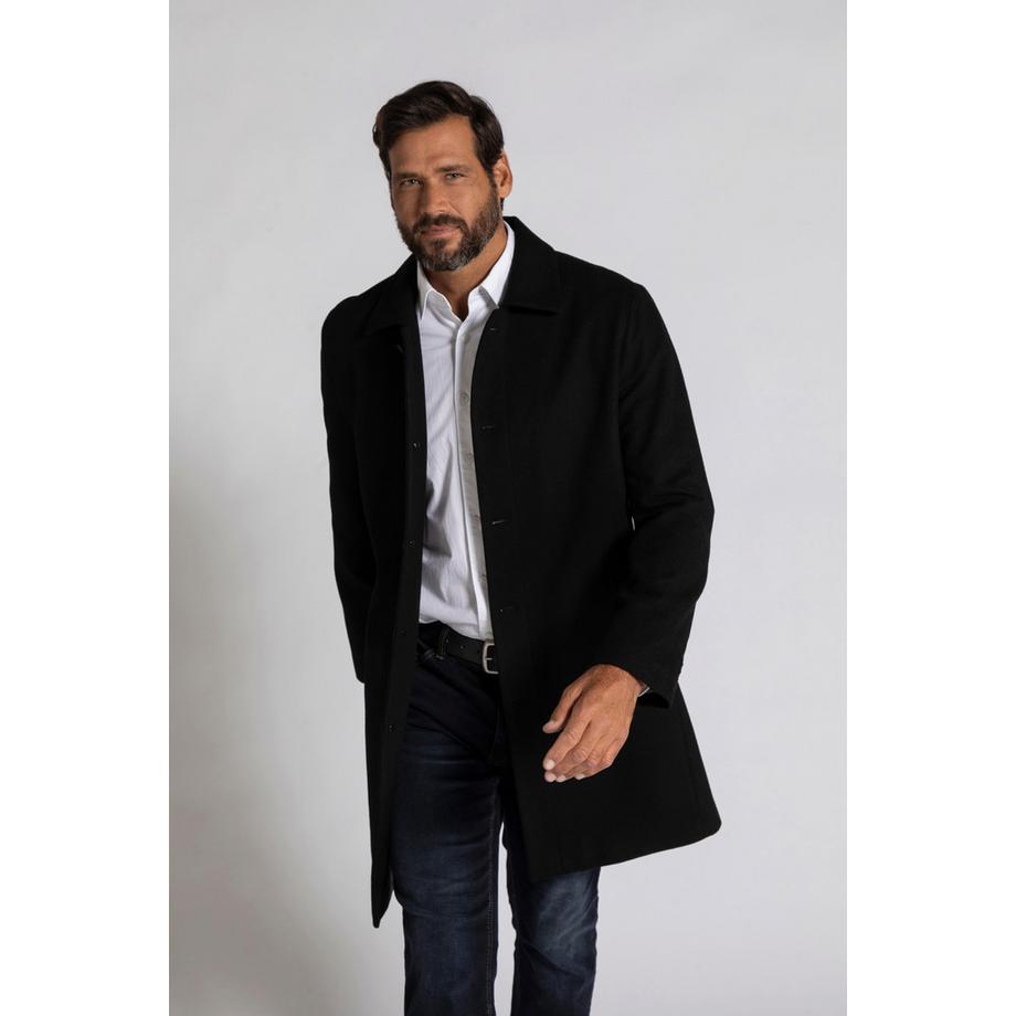 JP1880 Cappotto in Misto Lana Idrorepellente Collo Camicia  