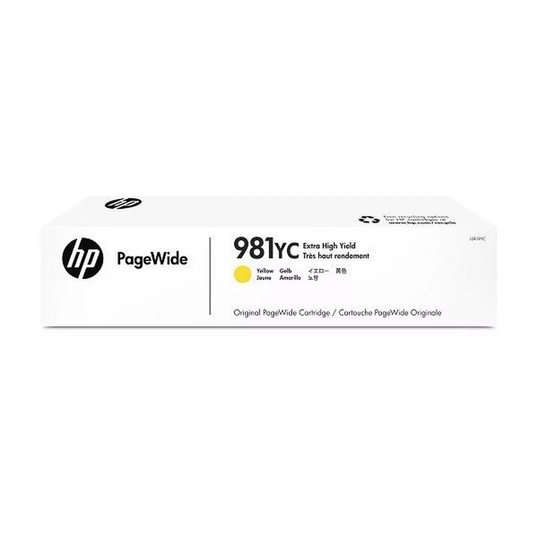 Hewlett-Packard – HP Tintenpatrone 981YC yellow L0R19YC PW Enterprise 556 16’000 S., One Size